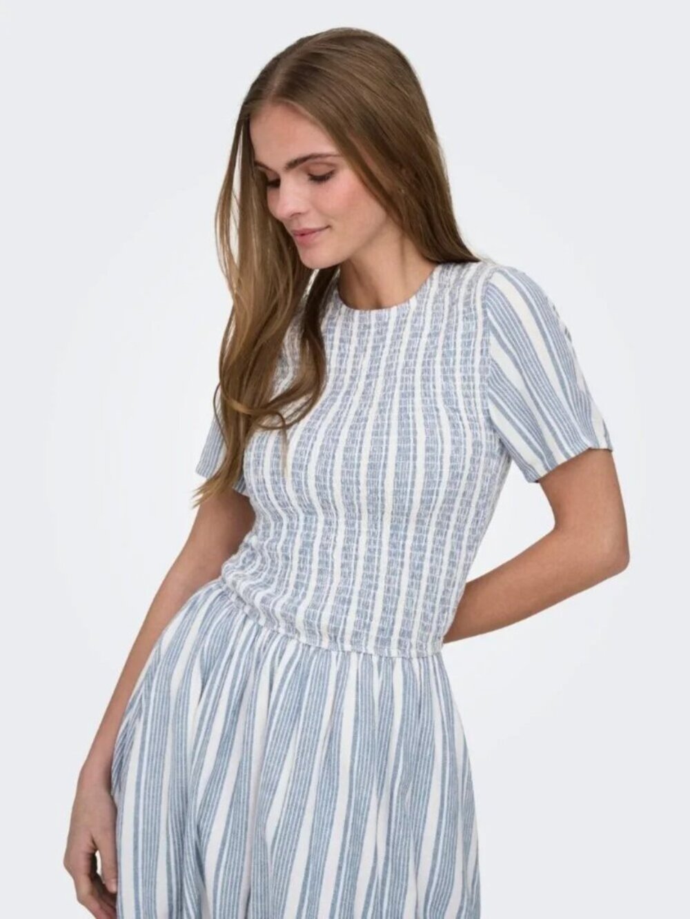 ONLGOA Linen Short dress - Picture 4 of 7